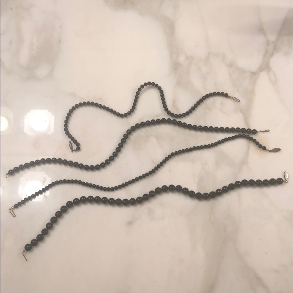 Black beaded necklaces- ADD TO ANY BUNDLE!